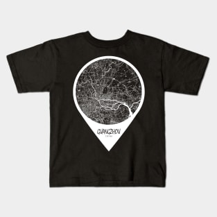 Guangzhou, China City Map - Travel Pin Kids T-Shirt